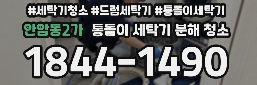 안암동2가 통돌이 세탁기 분해 청소