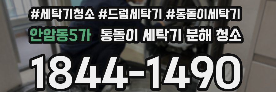 안암동5가 통돌이 세탁기 분해 청소