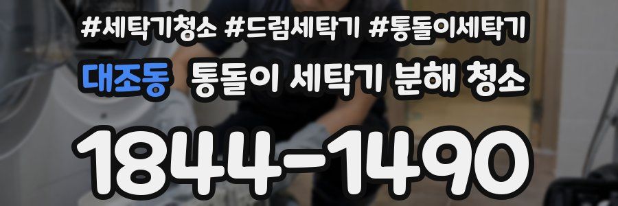 대조동 통돌이 세탁기 분해 청소