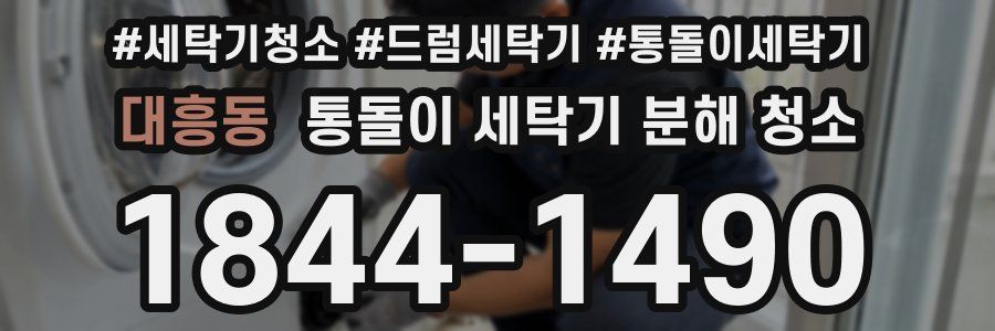 대흥동 통돌이 세탁기 분해 청소