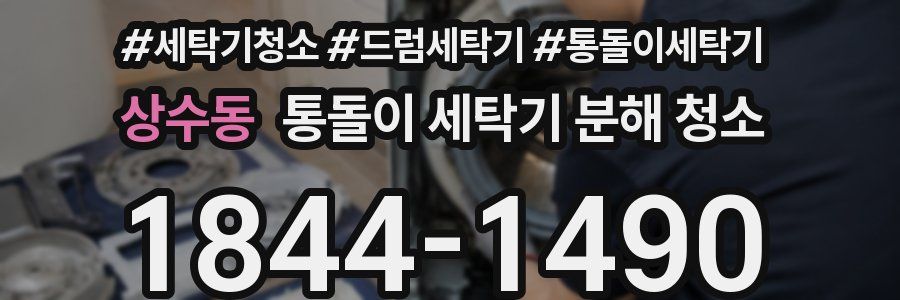 상수동 통돌이 세탁기 분해 청소