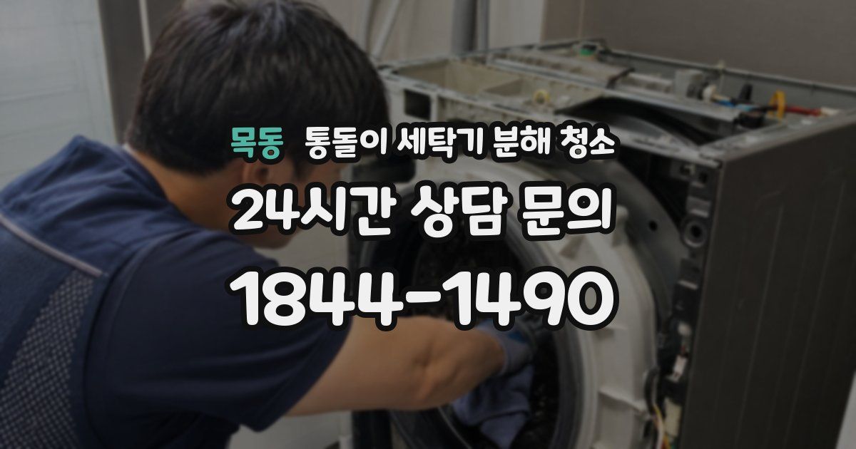 목동 통돌이 세탁기 분해 청소