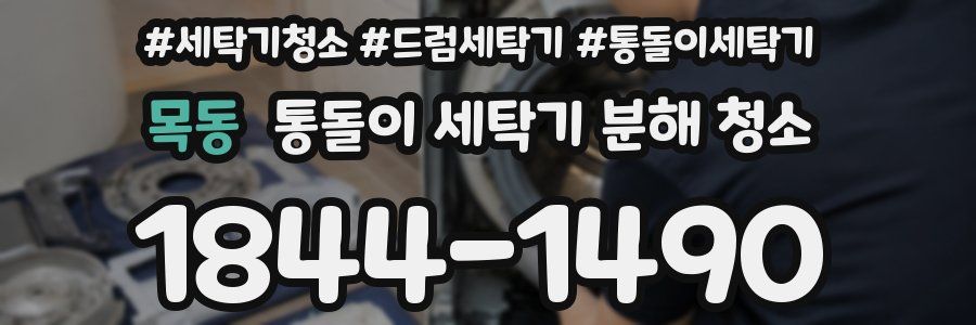 목동 통돌이 세탁기 분해 청소