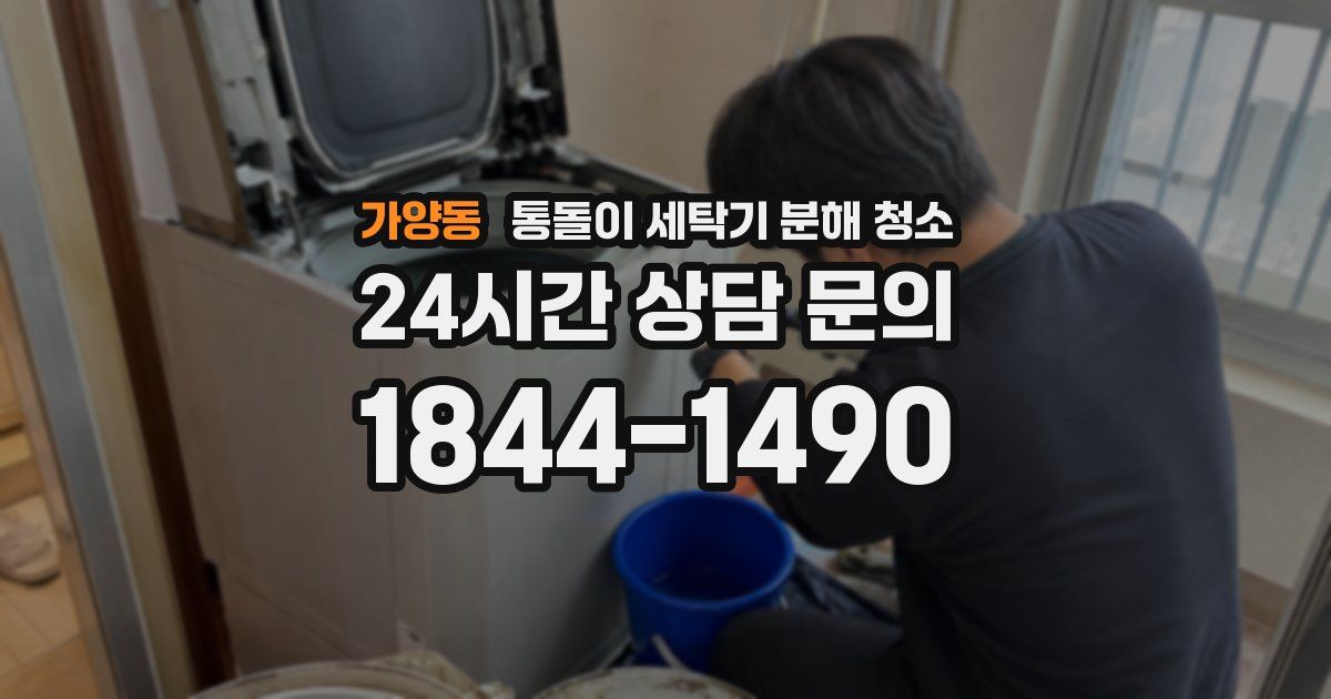 가양동 통돌이 세탁기 분해 청소