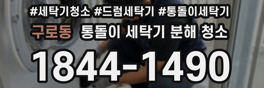 구로동 통돌이 세탁기 분해 청소