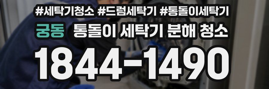 궁동 통돌이 세탁기 분해 청소
