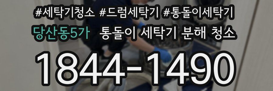 당산동5가 통돌이 세탁기 분해 청소