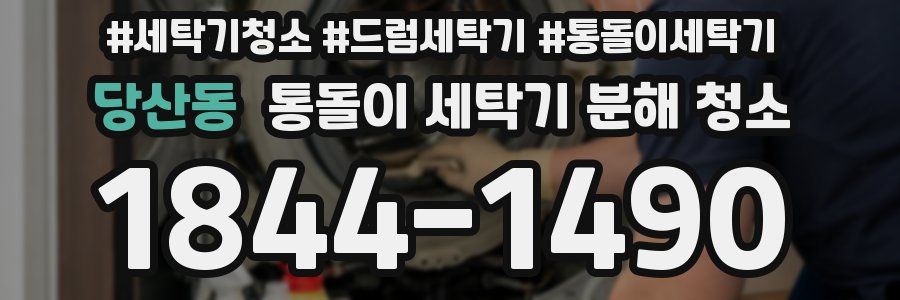 당산동 통돌이 세탁기 분해 청소
