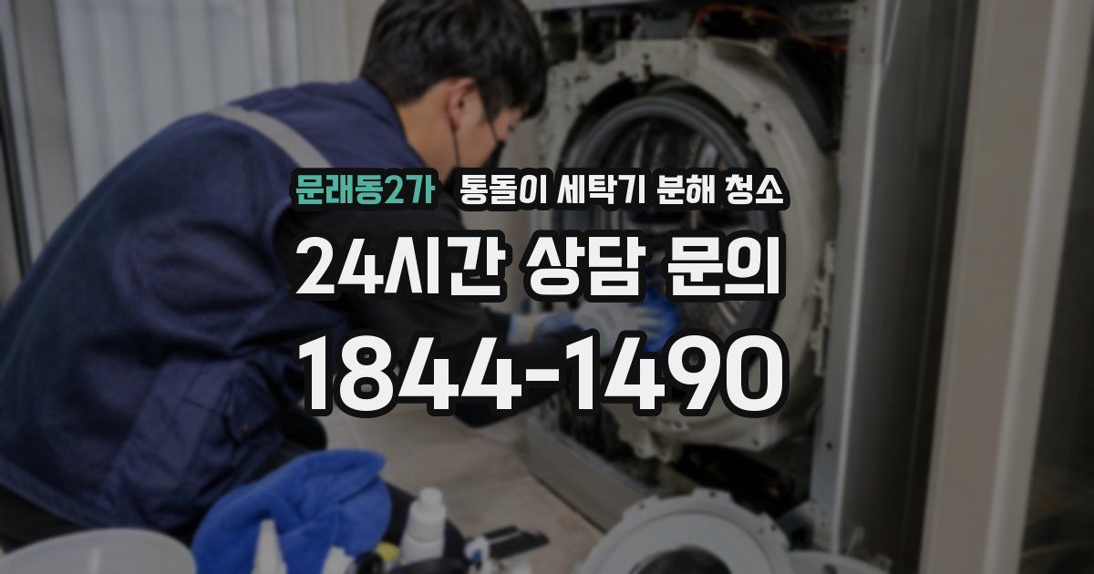 문래동2가 통돌이 세탁기 분해 청소