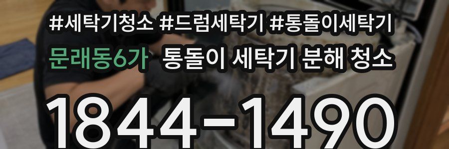 문래동6가 통돌이 세탁기 분해 청소