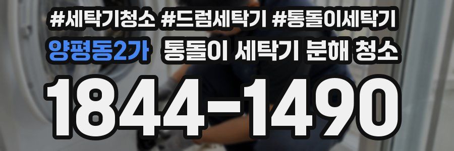 양평동2가 통돌이 세탁기 분해 청소