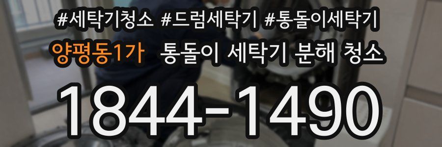양평동1가 통돌이 세탁기 분해 청소