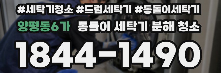양평동6가 통돌이 세탁기 분해 청소