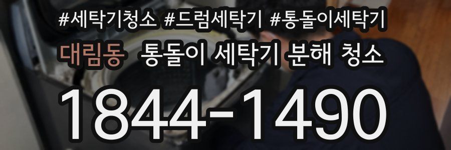 대림동 통돌이 세탁기 분해 청소