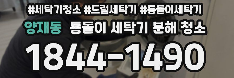 양재동 통돌이 세탁기 분해 청소