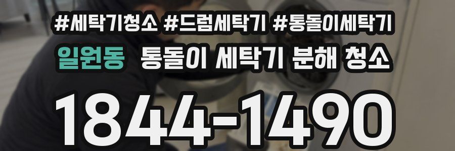 일원동 통돌이 세탁기 분해 청소