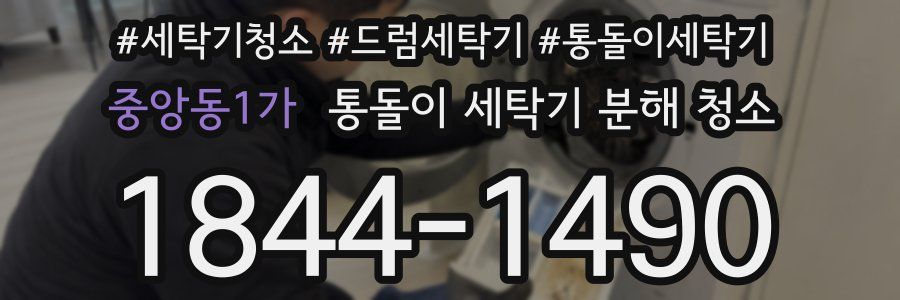 중앙동1가 통돌이 세탁기 분해 청소