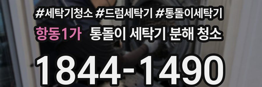 항동1가 통돌이 세탁기 분해 청소