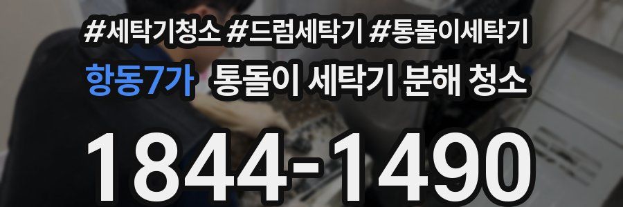 항동7가 통돌이 세탁기 분해 청소
