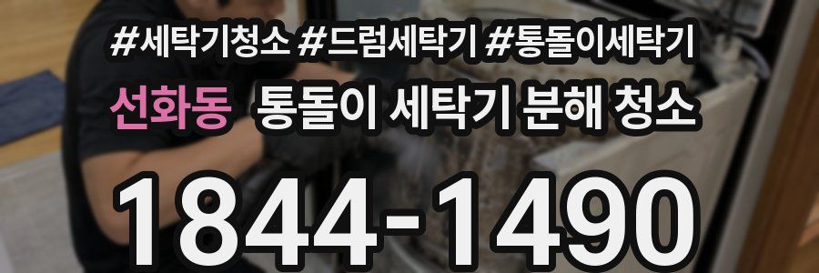 선화동 통돌이 세탁기 분해 청소