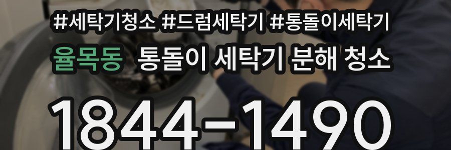 율목동 통돌이 세탁기 분해 청소