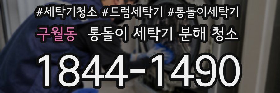 구월동 통돌이 세탁기 분해 청소