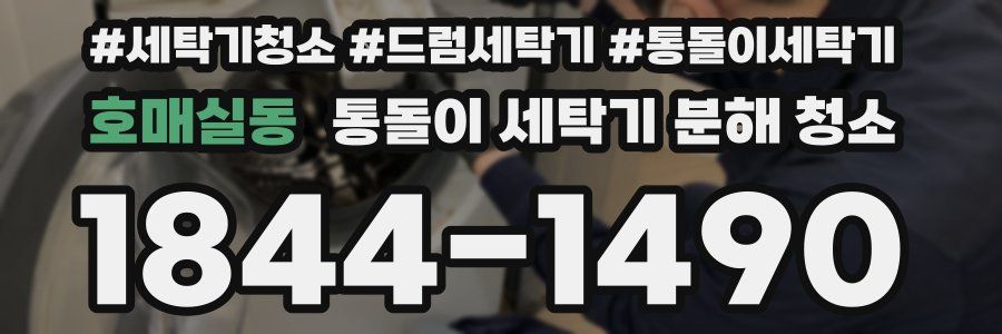 호매실동 통돌이 세탁기 분해 청소