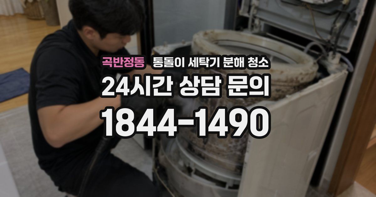 곡반정동 통돌이 세탁기 분해 청소