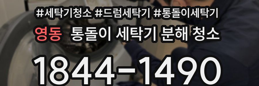 영동 통돌이 세탁기 분해 청소