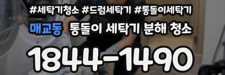 매교동 통돌이 세탁기 분해 청소