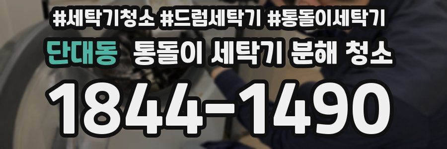 단대동 통돌이 세탁기 분해 청소
