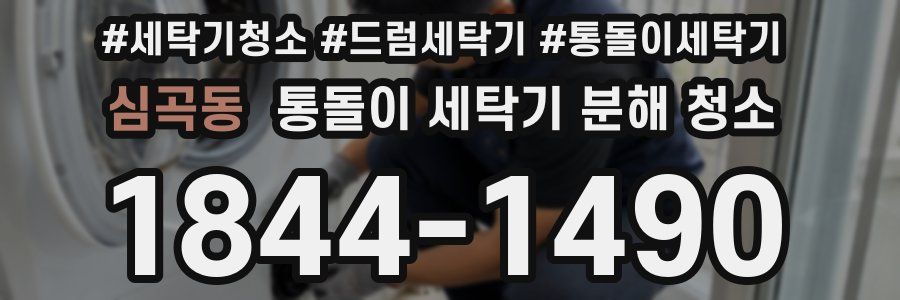 심곡동 통돌이 세탁기 분해 청소