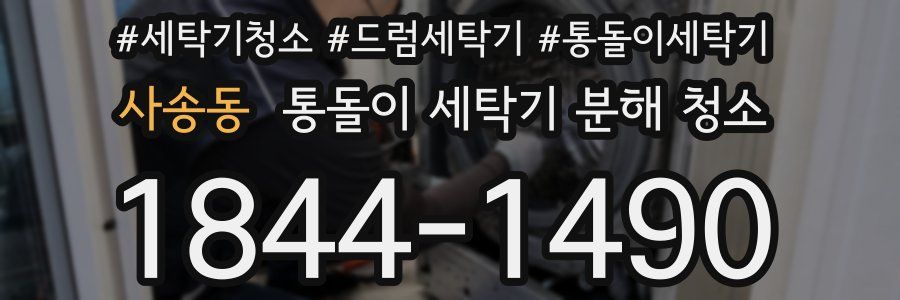 사송동 통돌이 세탁기 분해 청소