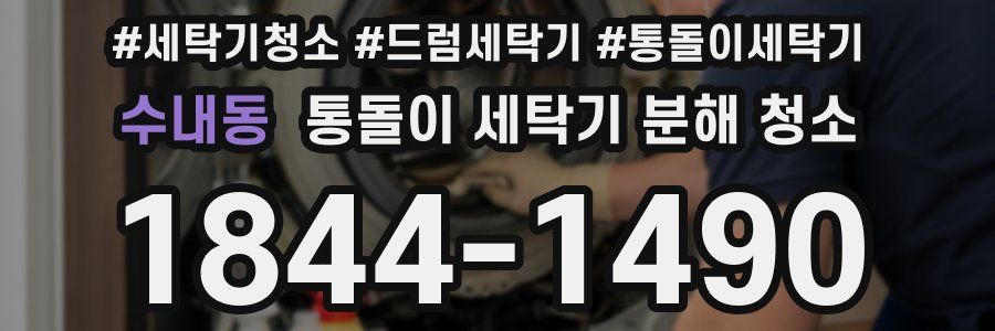 수내동 통돌이 세탁기 분해 청소