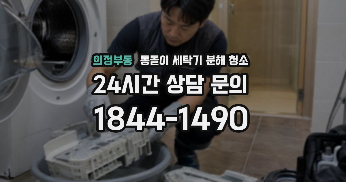 의정부동 통돌이 세탁기 분해 청소