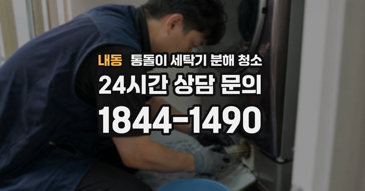내동 통돌이 세탁기 분해 청소