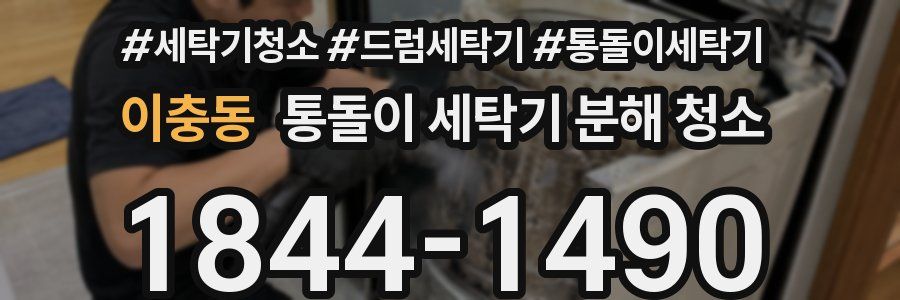 이충동 통돌이 세탁기 분해 청소