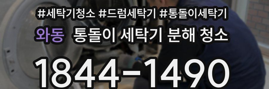 와동 통돌이 세탁기 분해 청소