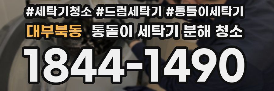 대부북동 통돌이 세탁기 분해 청소