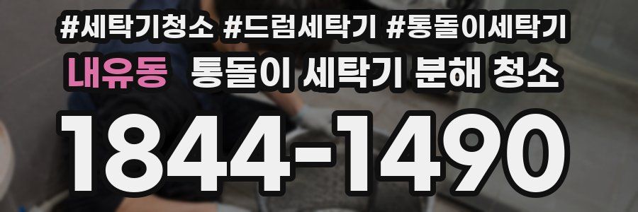 내유동 통돌이 세탁기 분해 청소