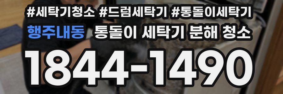 행주내동 통돌이 세탁기 분해 청소