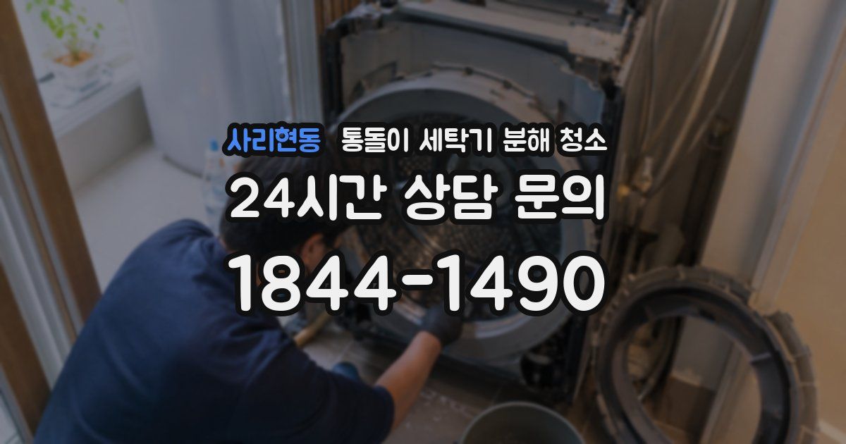 사리현동 통돌이 세탁기 분해 청소