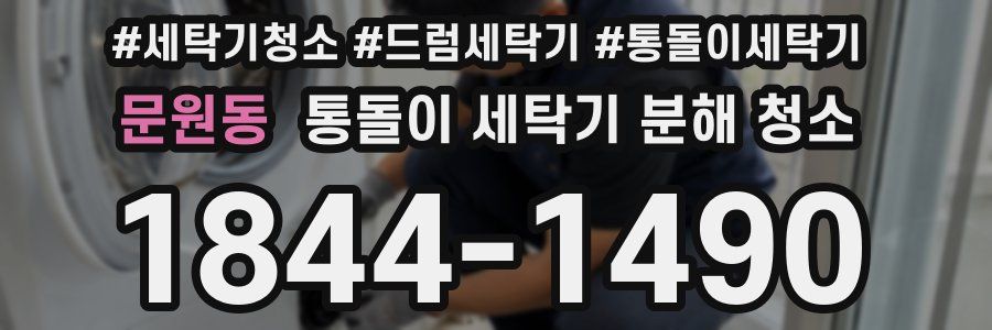 문원동 통돌이 세탁기 분해 청소
