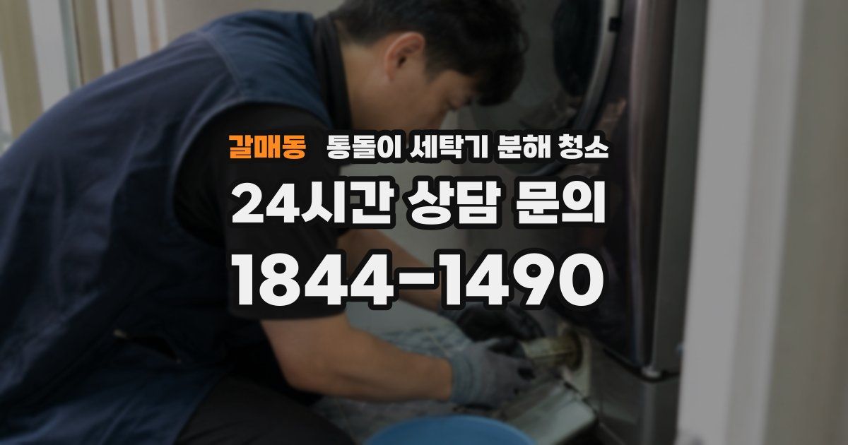 갈매동 통돌이 세탁기 분해 청소