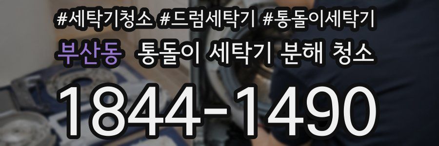 부산동 통돌이 세탁기 분해 청소