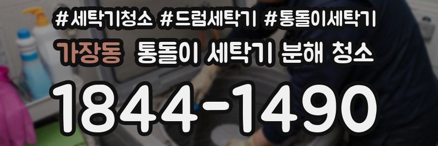 가장동 통돌이 세탁기 분해 청소