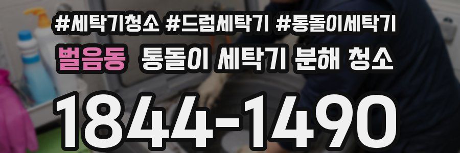 벌음동 통돌이 세탁기 분해 청소