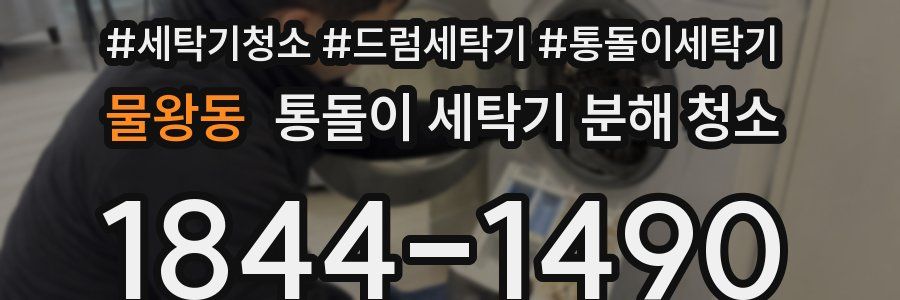 물왕동 통돌이 세탁기 분해 청소