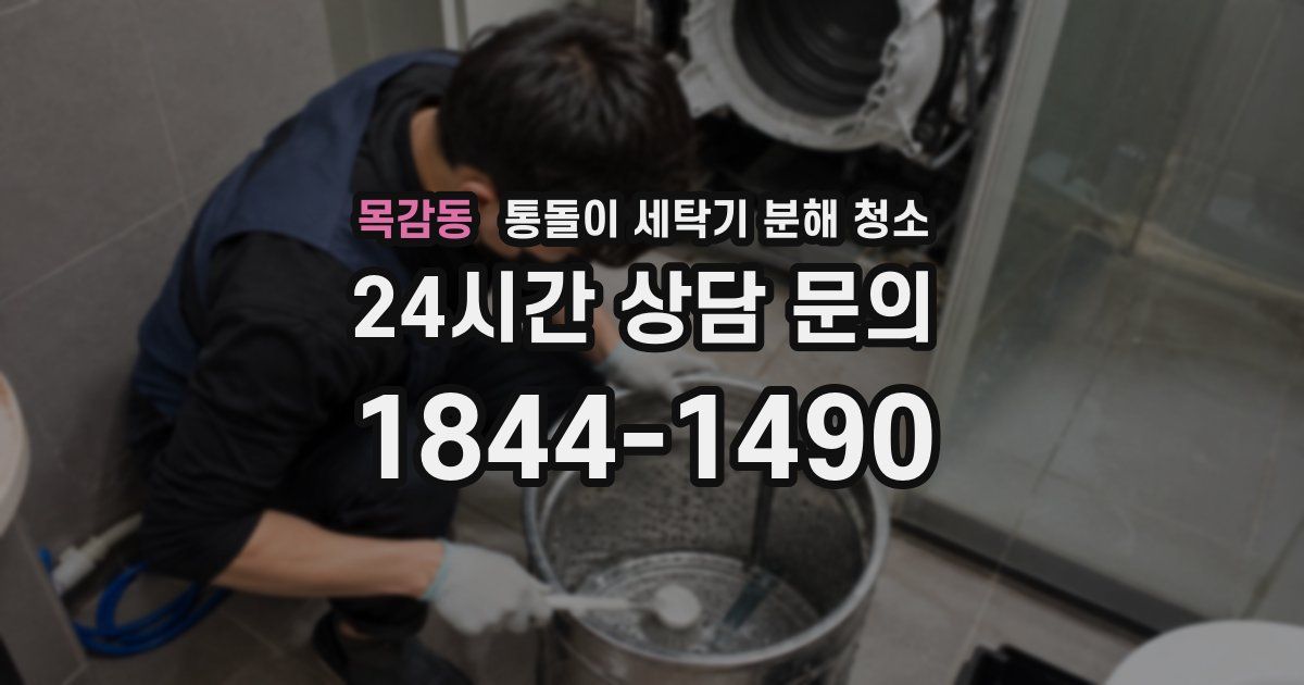 목감동 통돌이 세탁기 분해 청소