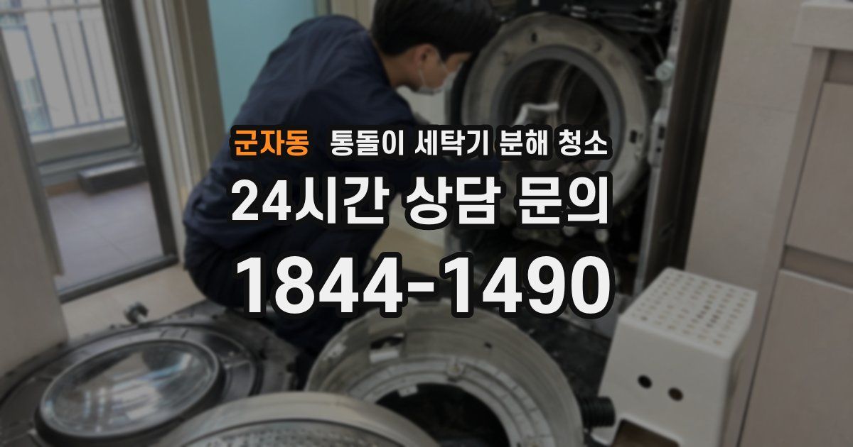 군자동 통돌이 세탁기 분해 청소